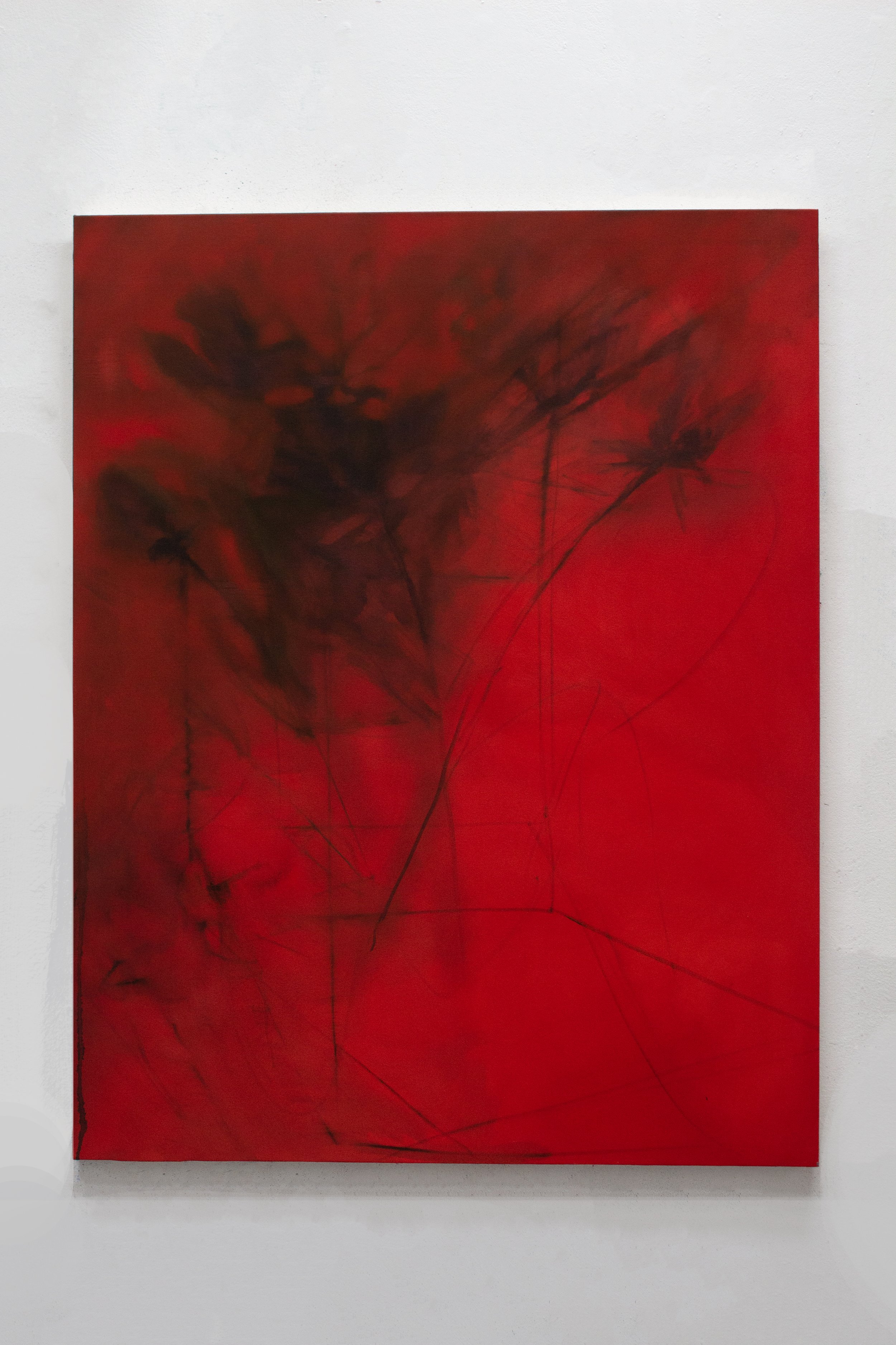  Red moves the blood, Oil on canvas, 140 x 110 cm, 2023 
