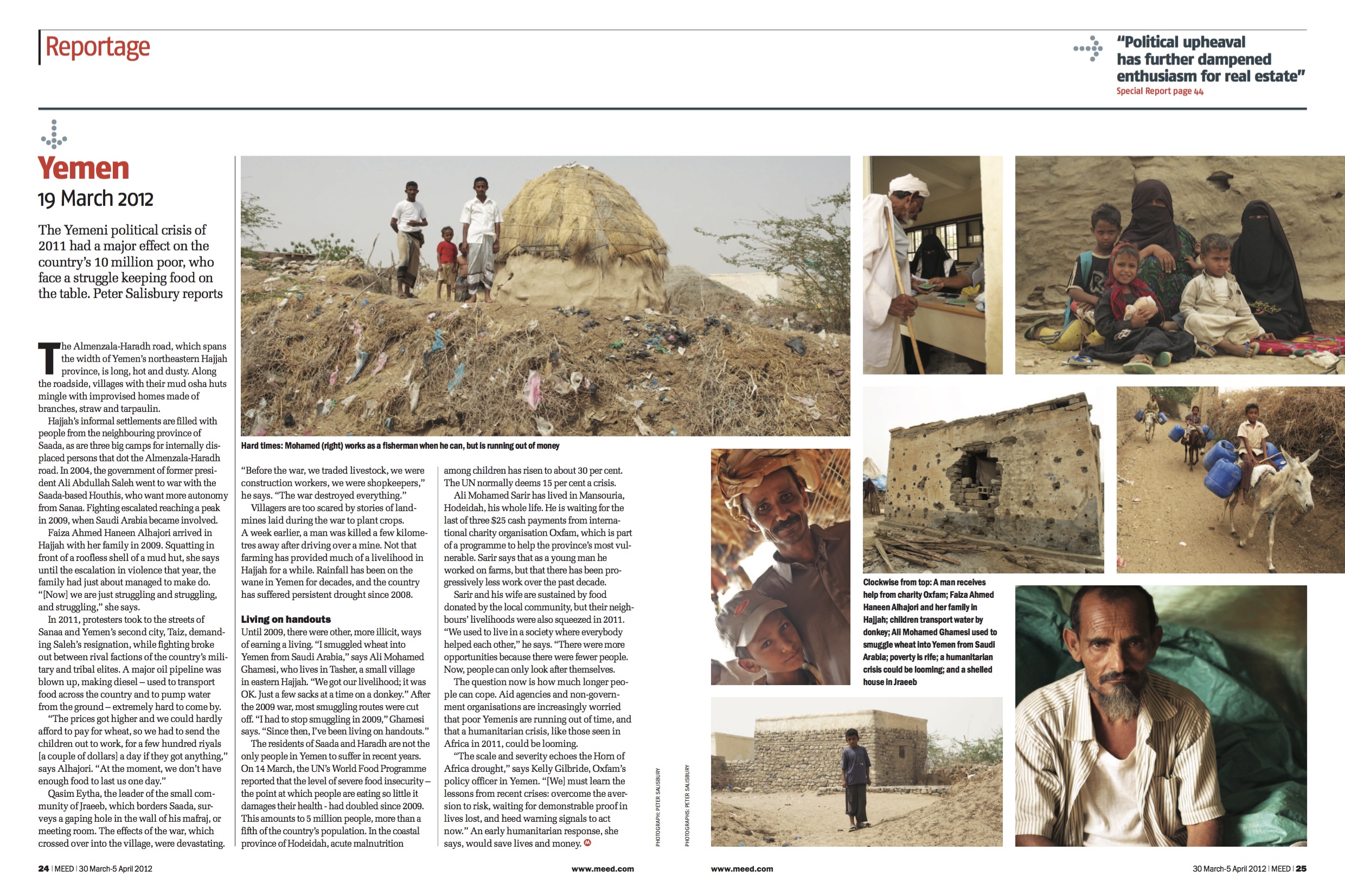 Reportage, Haradh, Yemen, MEED 2012