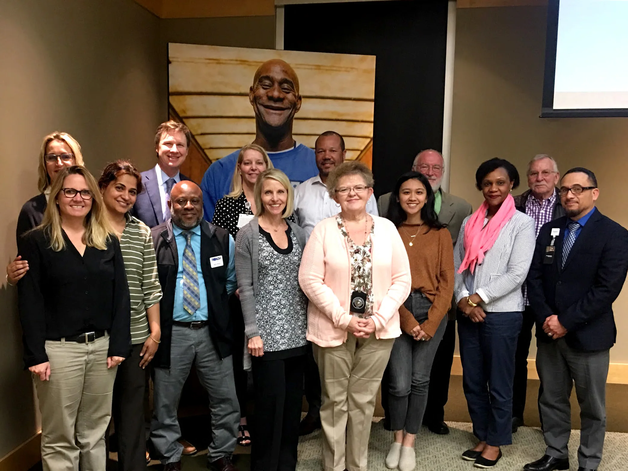 Attendees at Goodwill Industries Meeting with EARN and UTD.
