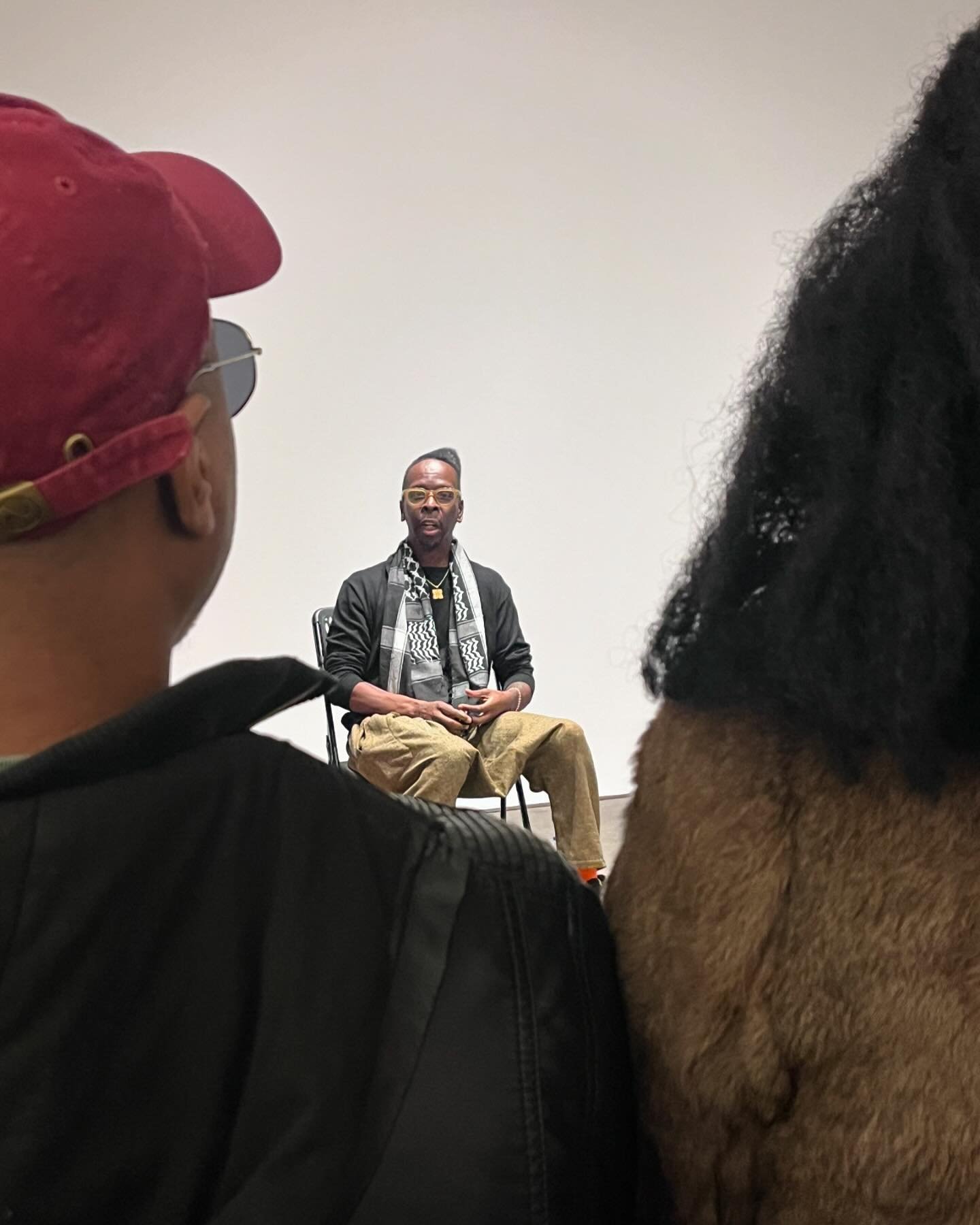 About Last Night&hellip;

I was able to come thru and peek in on this wonderful exhibition.

This talented and expressive creative gave us sight, sound and movement.  It was pulled together quite beautifully in a space that was standing room only.

C