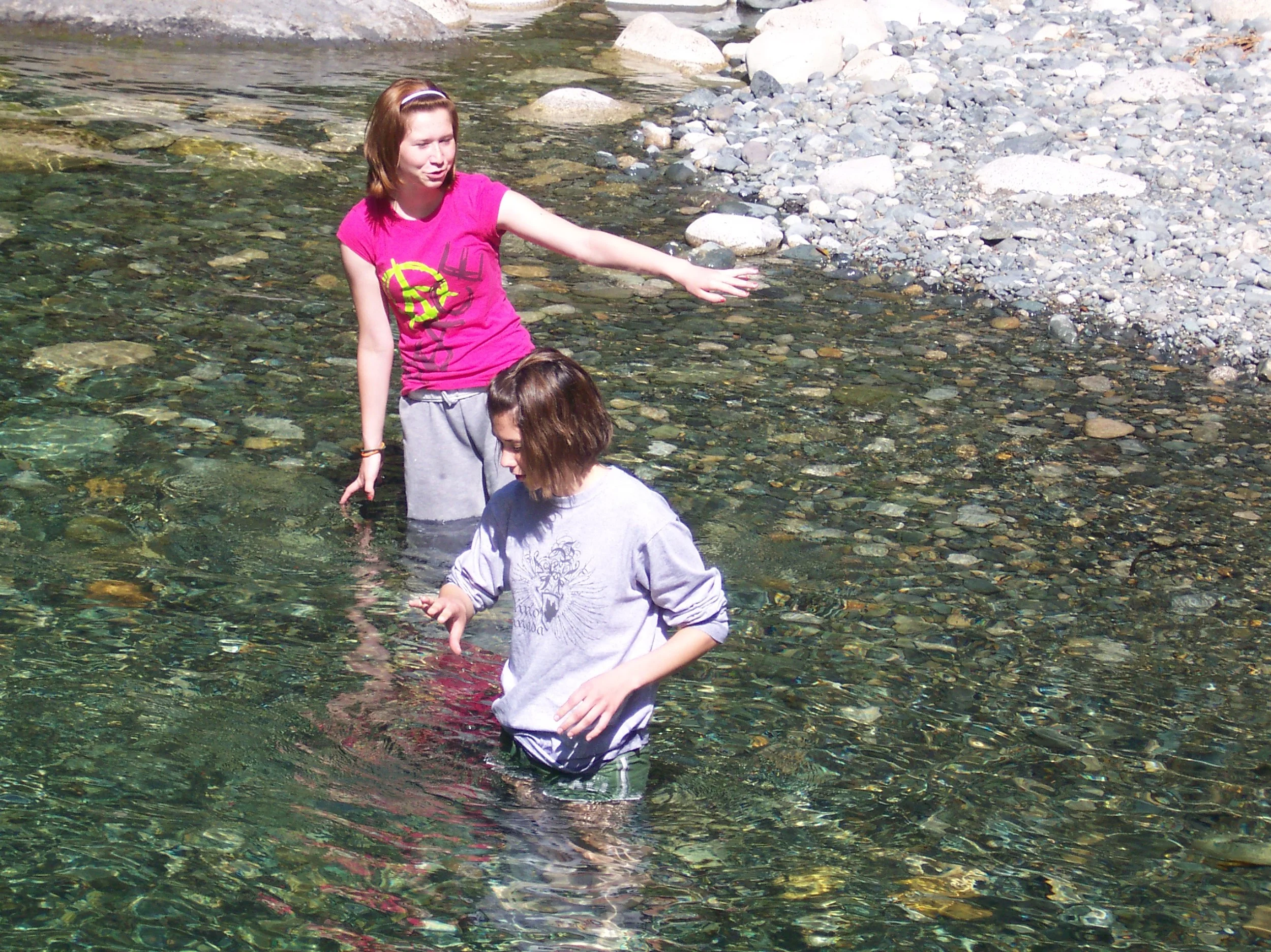 My sister and I in 2009. I was nineteen and she was fifteen.