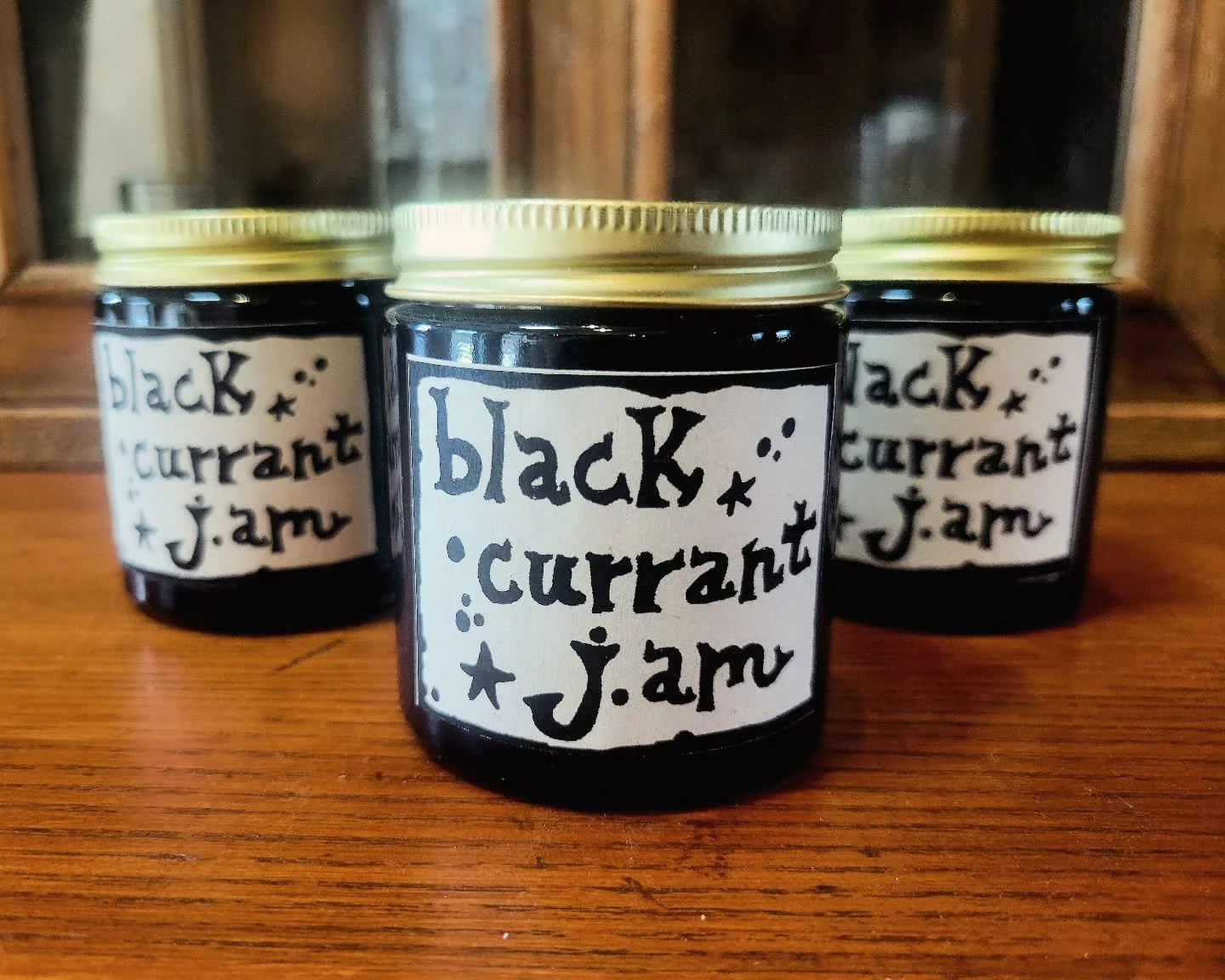 An old favorite is making a brief comeback... Our low-sugar black currant jam is now available at market and our farm store. Come get it before it's all gone!