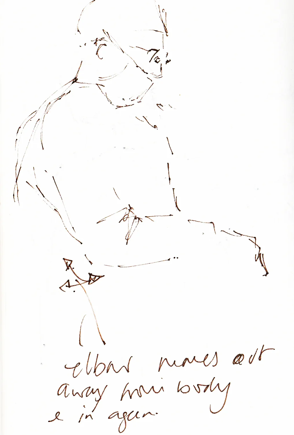 Surgery - drawings made while observing surgeons at work in theatre as part of the On the Mend project.
