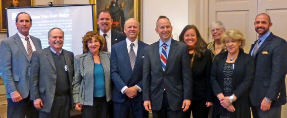 Governor Markell briefed on the Delaware Botanic Gardens