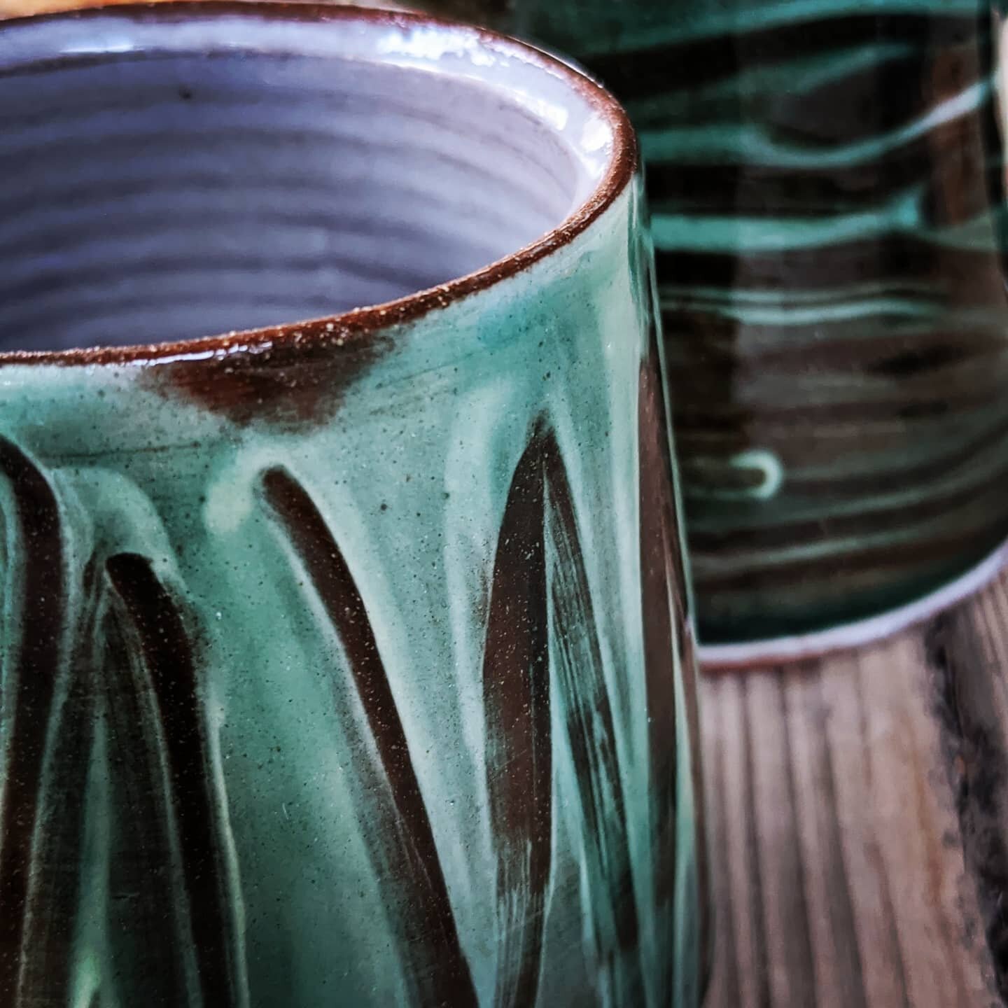 Large mugs. DM if interested
.
.
.
.
.
#green #blue #tankard #johnccampbellfolkschool #jccfs #folkschool #redclaylove