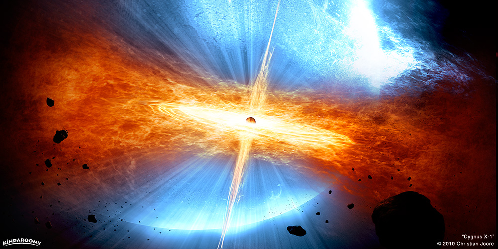 This is a BIG black hole.