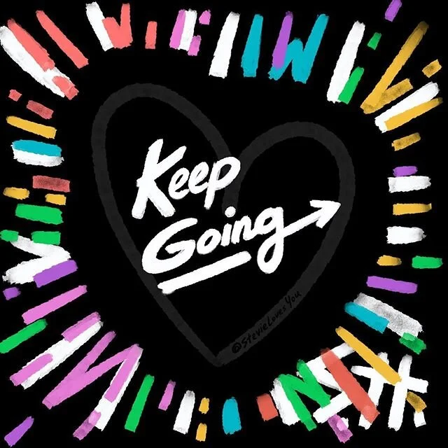 Please keep going. Keep marching. Keep making signs. Keep talking about racism. Keep signing petitions. Keep donating. Keep educating yourself and others. Keep organizing. Keep shouting. Keep demanding justice. Keep spending your money in better plac