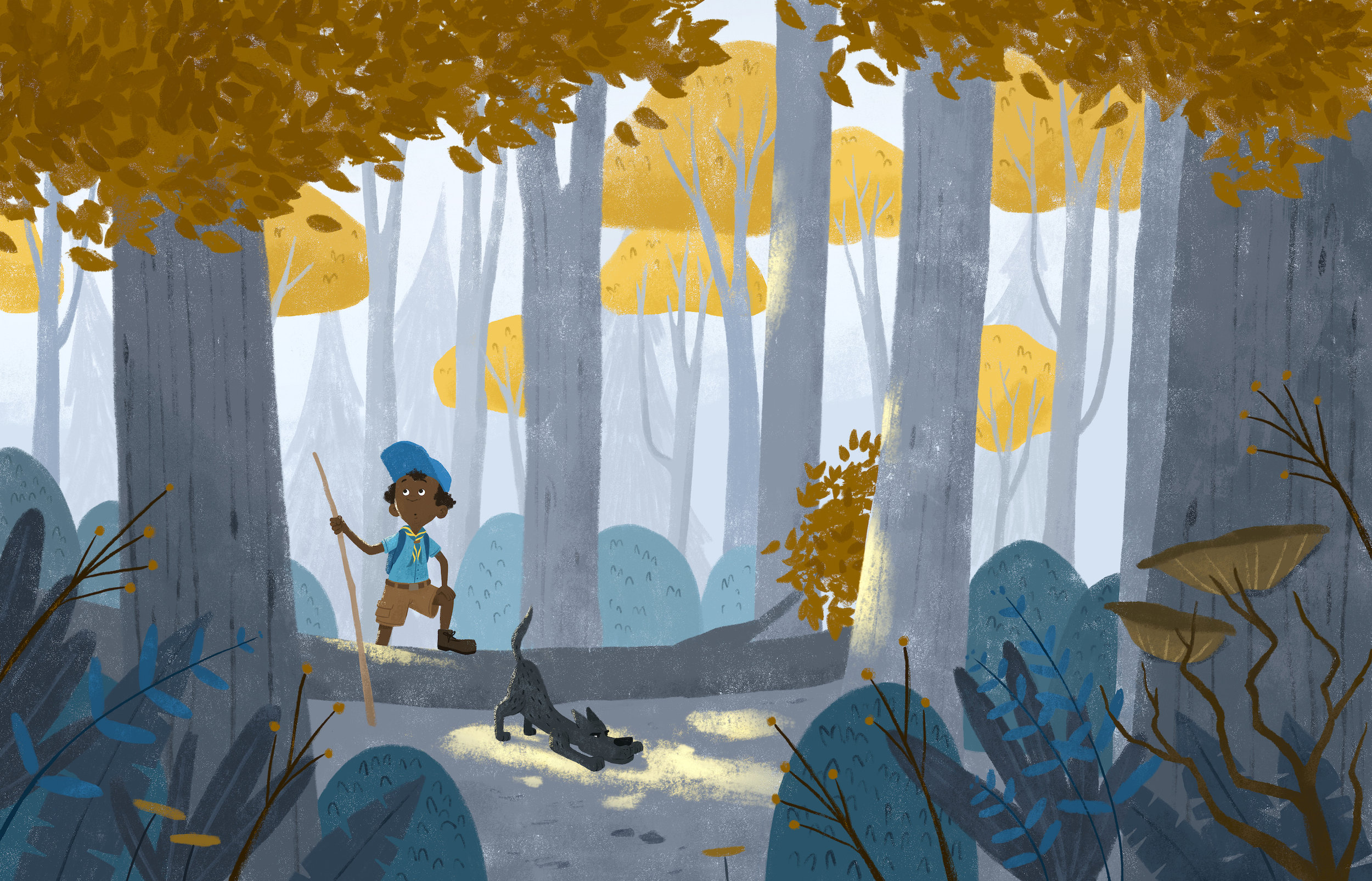 #10 Boy and dog in magic forest8.jpg