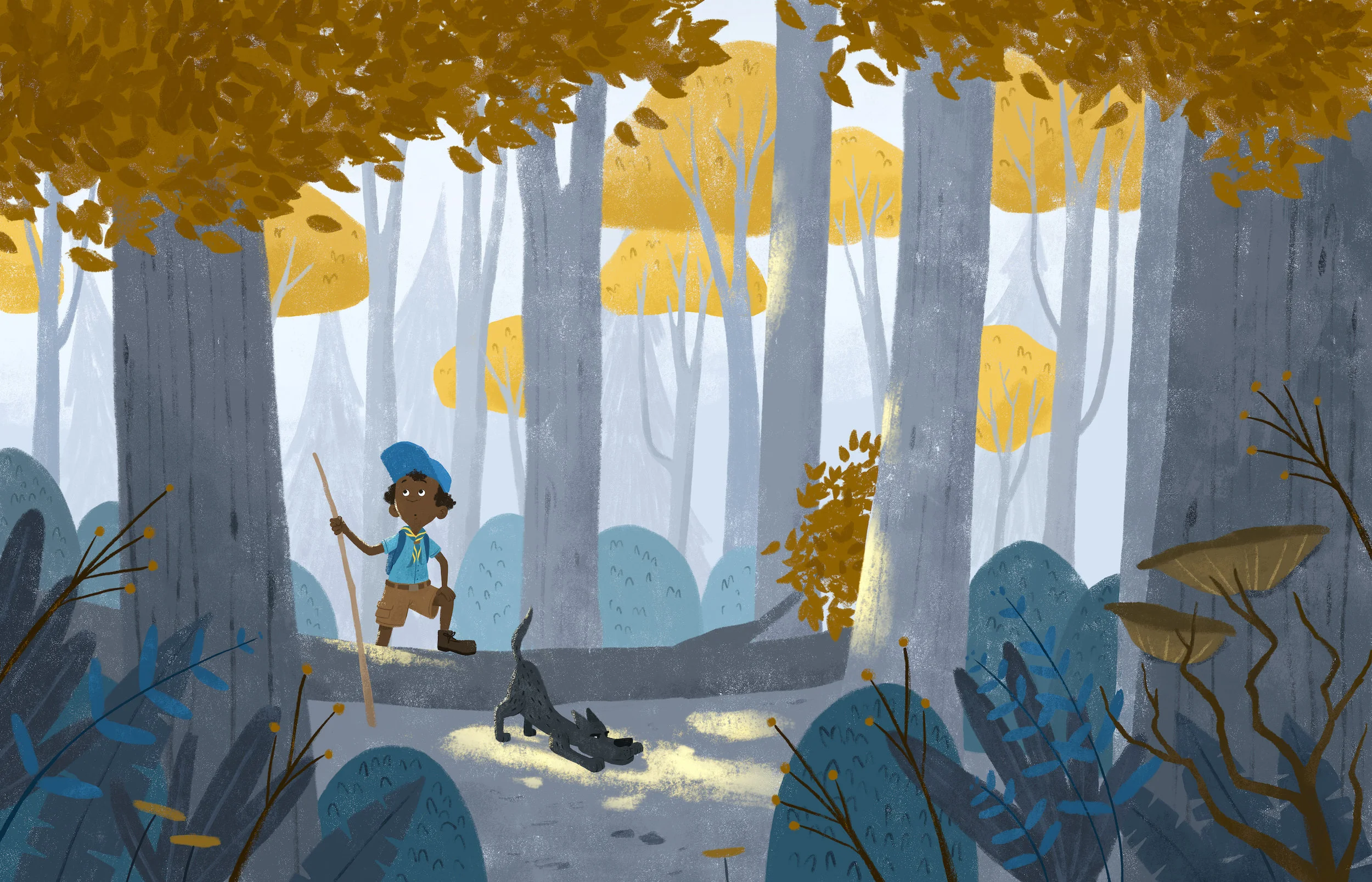 #10 Boy and dog in magic forest8.jpg