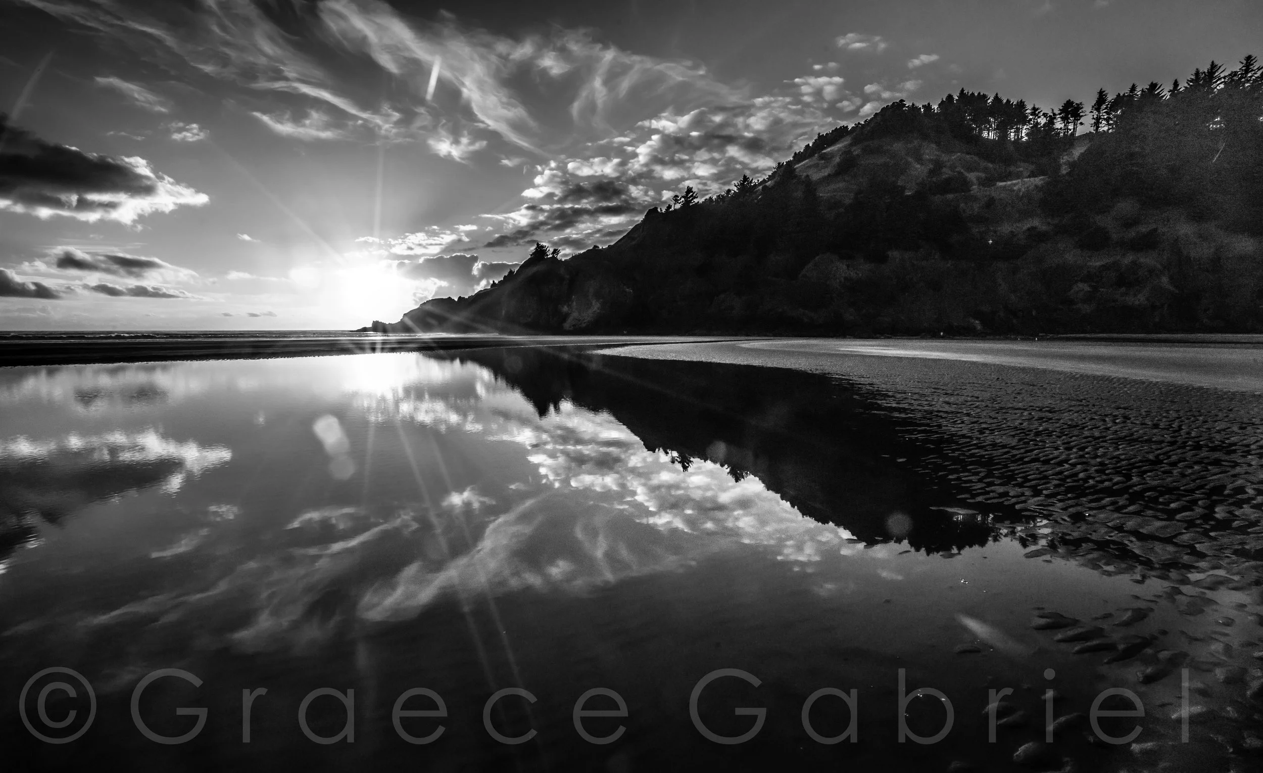 $235 “NATURE’S VALIUM” 13X19 INCH DOUBLE-MATTED, ARCHIVAL, PHOTOGRAPHIC PRINT IN AN 18X24 INCH BLACK FRAME.