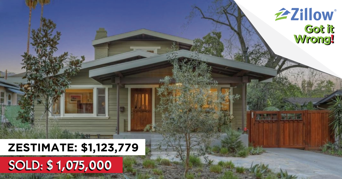 Zillow Zestimates Were Off by $120,000 in Bungalow Heaven