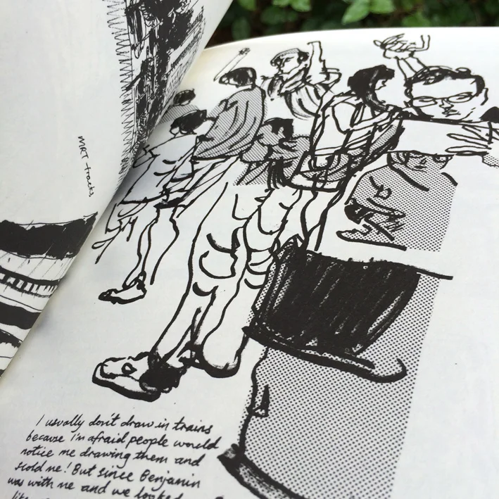 Everywhere I went, my sketchbook was sure to go