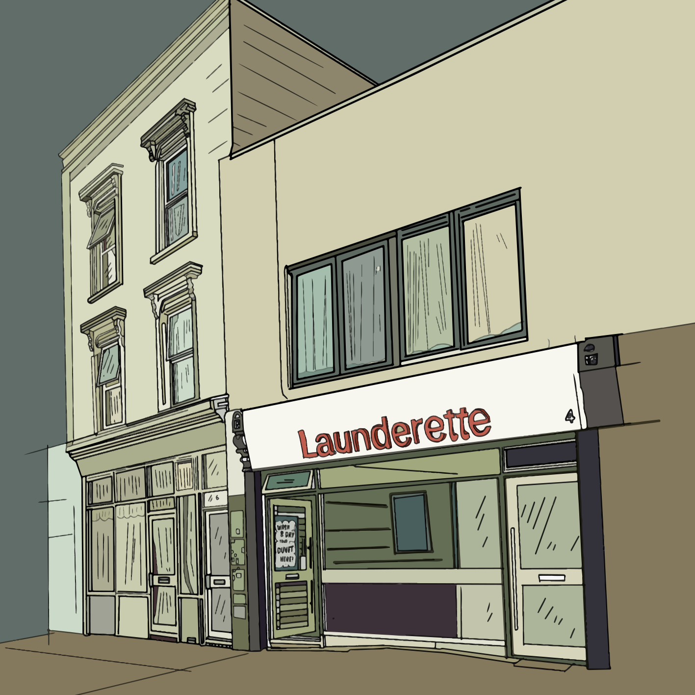 Architectural series – Britain: Launderette