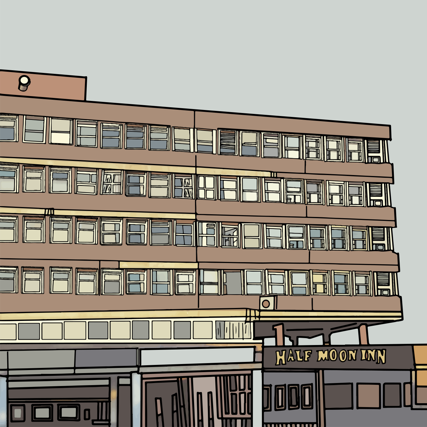Architectural series – Britain: Billingham flats