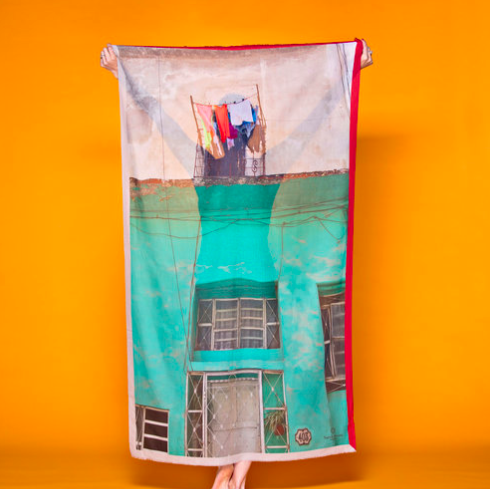 Sarah Swan Designs Exclusive Silk &amp; Cashmere Scarves - Cuba Collection