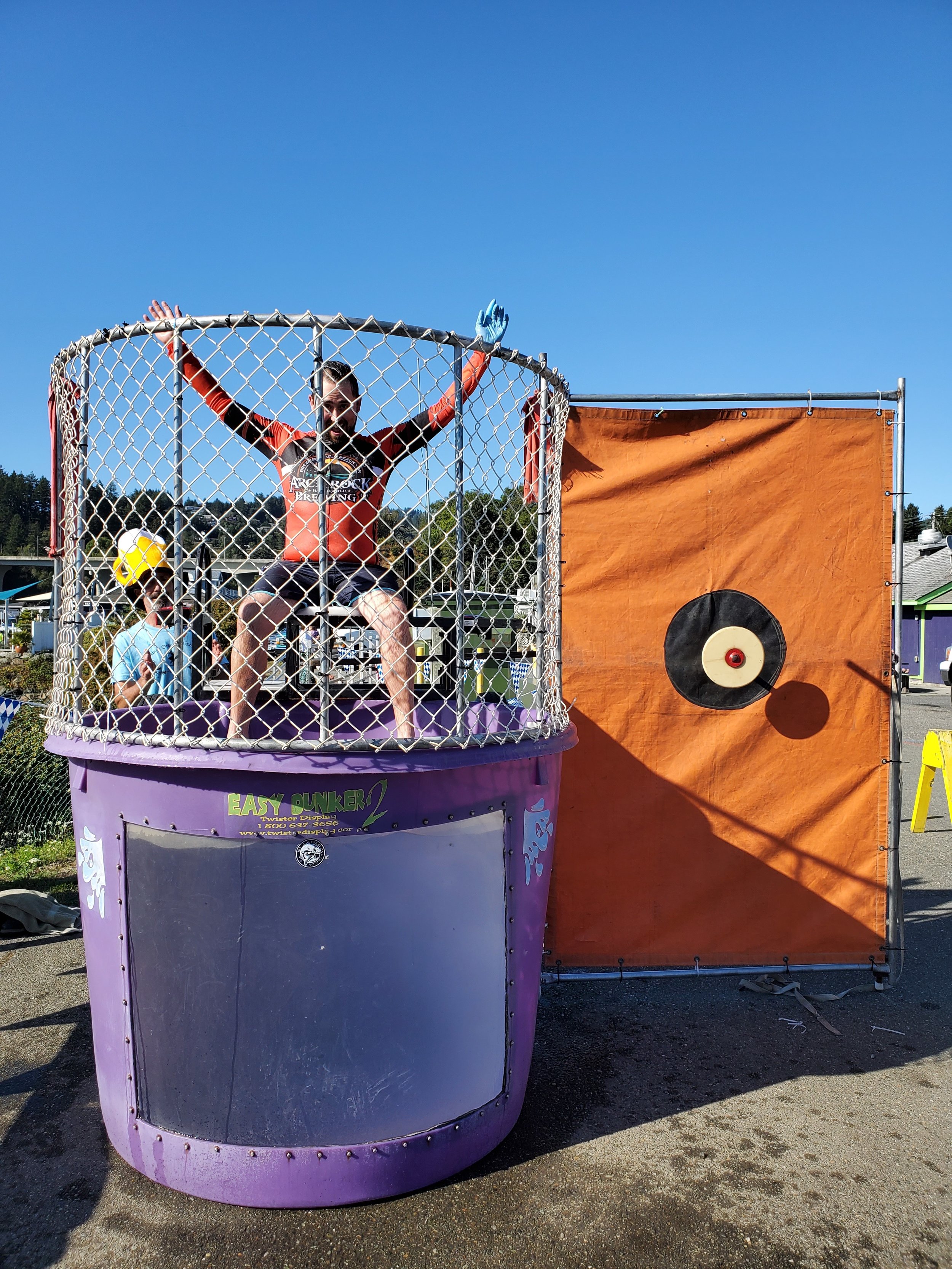 Gabev from Arch Rock in the Dunk Tank Dunk Tank Dunk Tank
