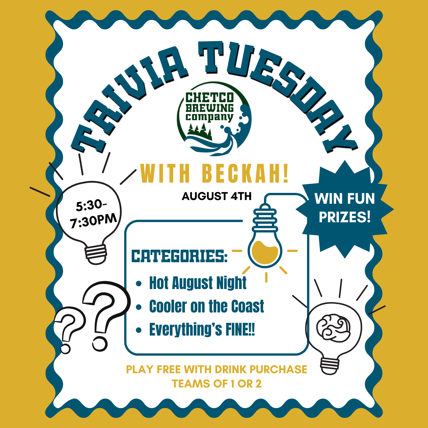 Trivia with Beckah 