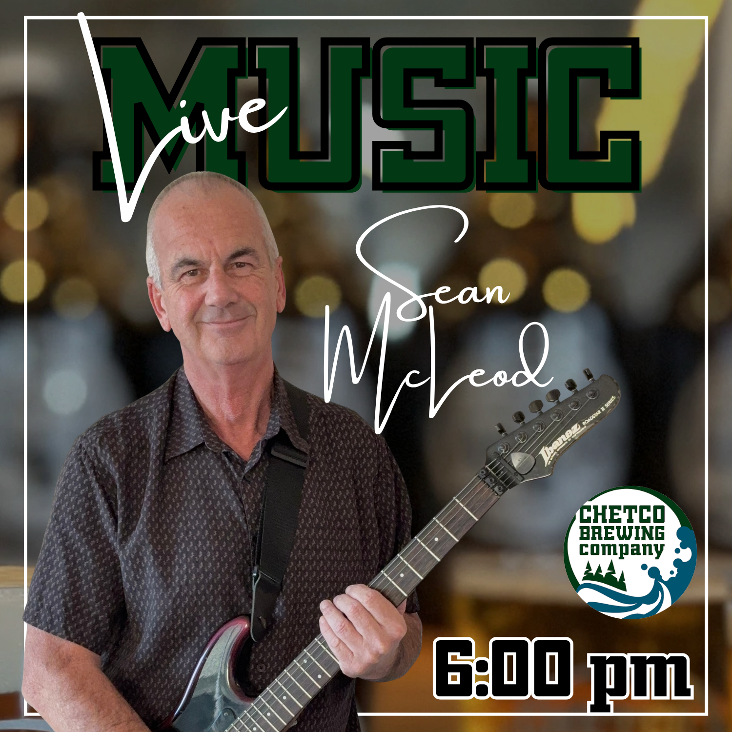 LIVE MUSIC WITH sean Mcleod