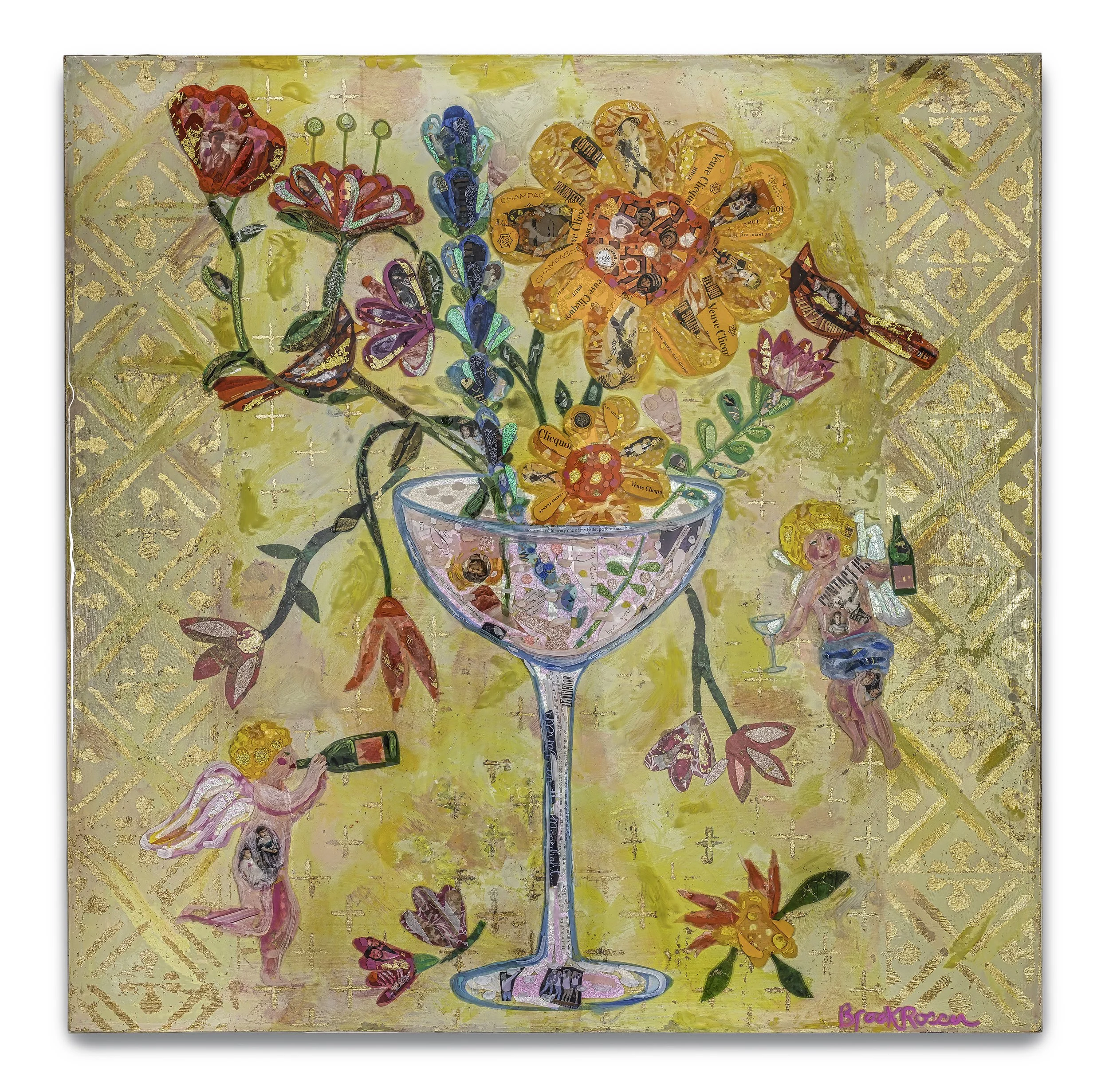 Celebrate Life! 48" x 48." Mixed Media.