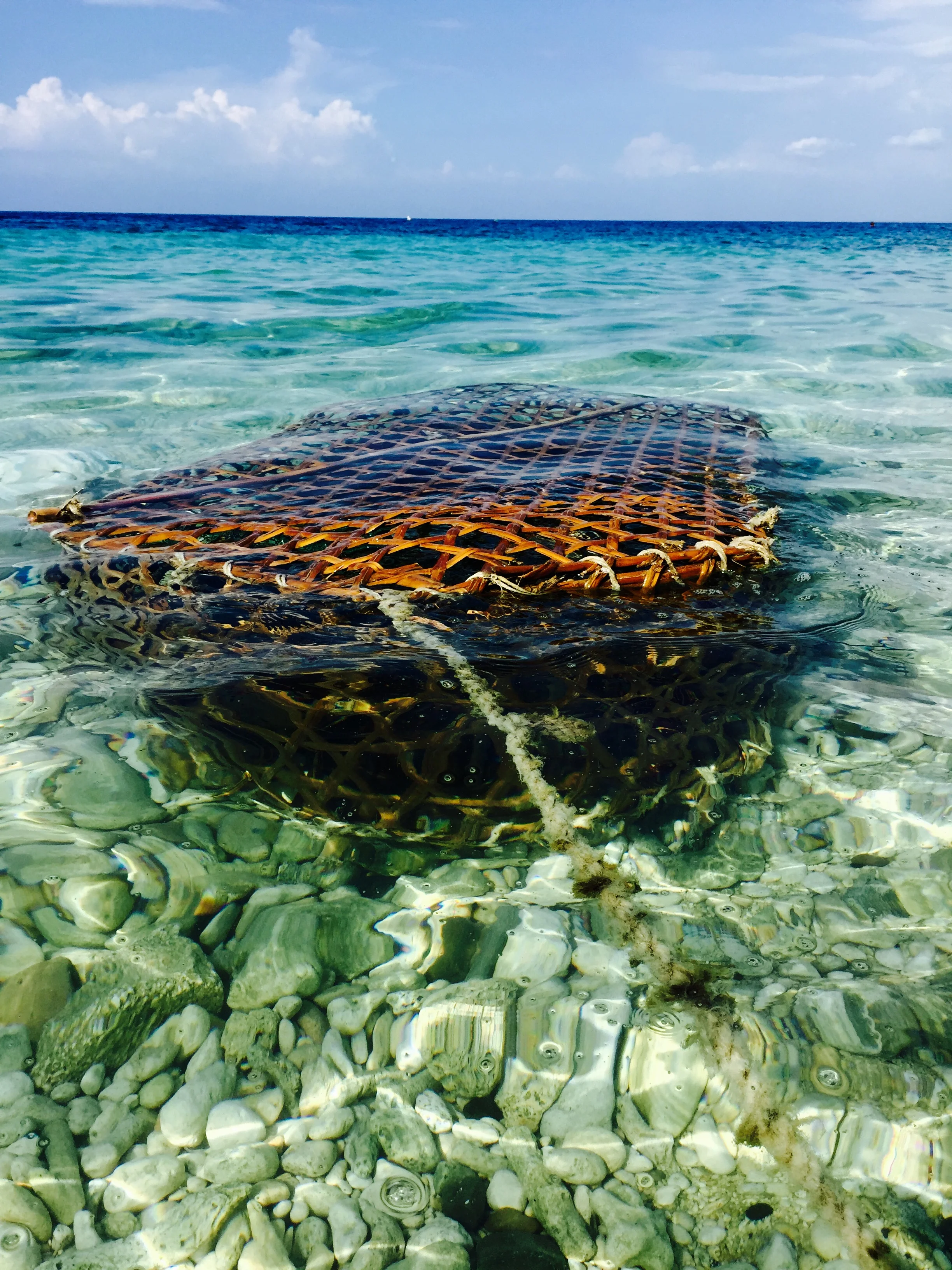 Fishing basket.