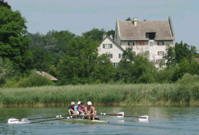Rowing on Greifensee