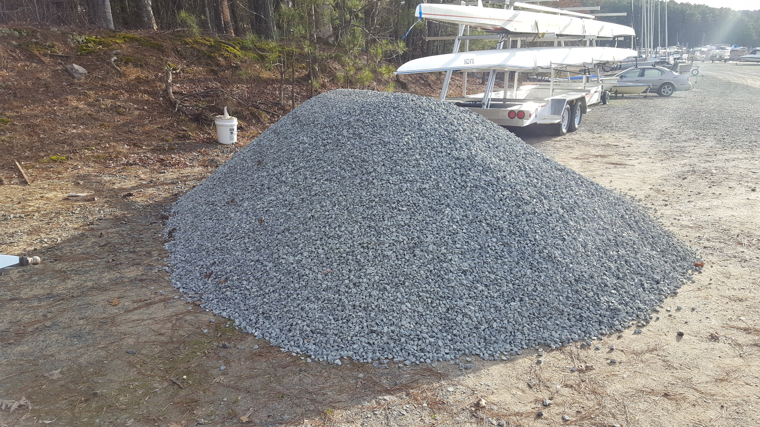 Mastered the gravel challenge: 7.5 tons in 84 Minutes ...
