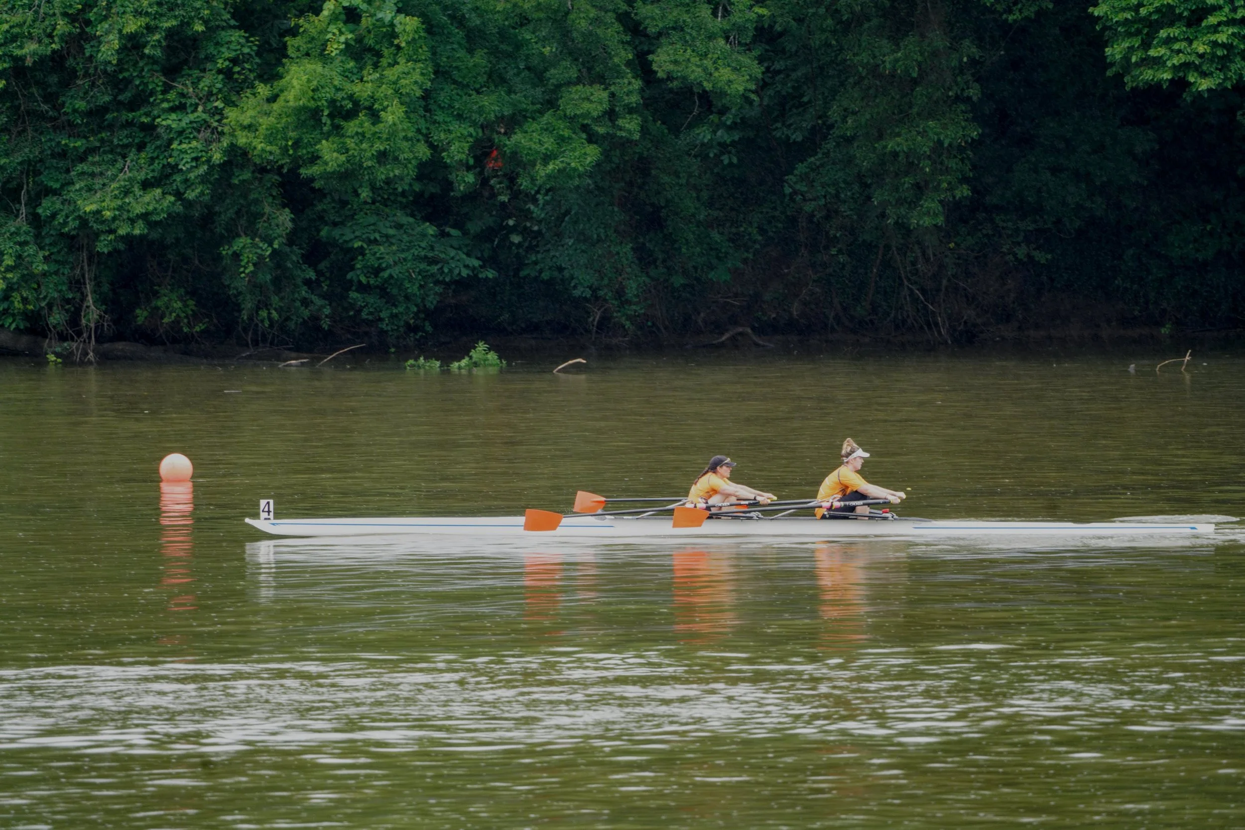 Women Master 2x - came in second after sprinting through