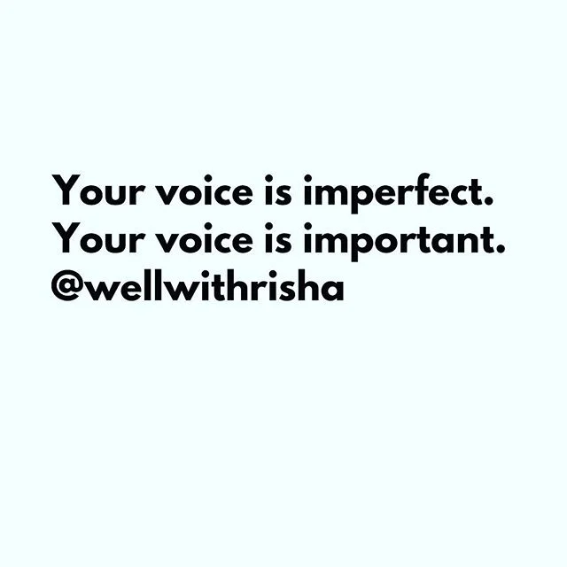Your voice is your most important tool. Use it to heal. Use it to grow. Use it to create change. Use it to love. Use it to create safety. Use it to ask. Use it to tell. Use it to learn. Use it out loud. Use it to be quiet. Use it because you can. &bu