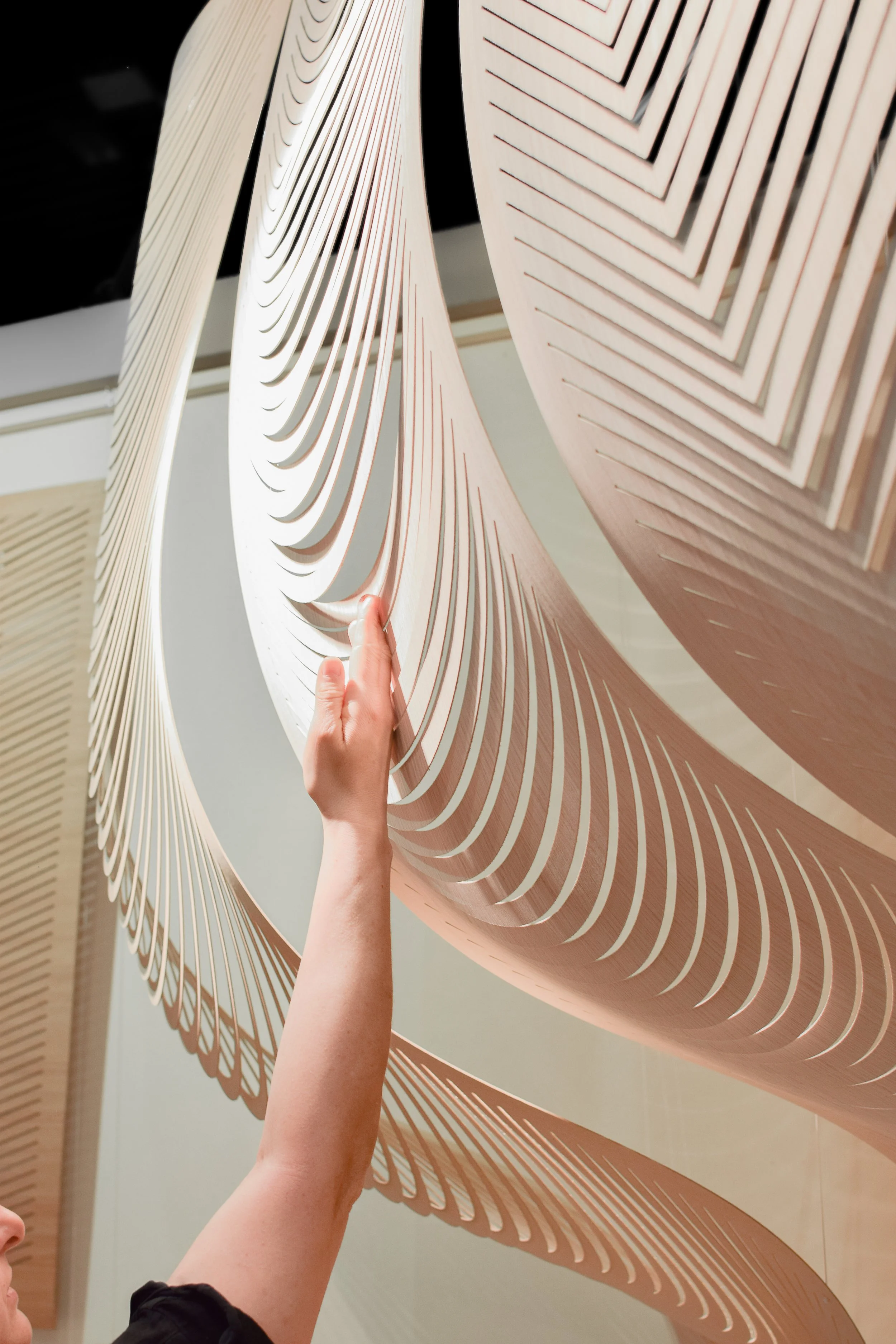 KinecTILES 3D flexible wood interior panels — Zsuzsanna Horvath