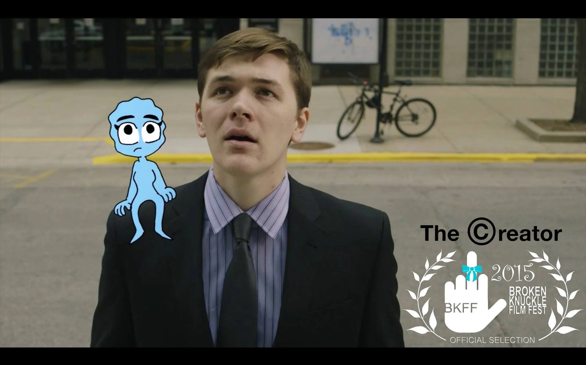 THE CREATOR was one of 50 films, and one out of 4,000 submissions to premiere for the online film festival Broken Knuckle