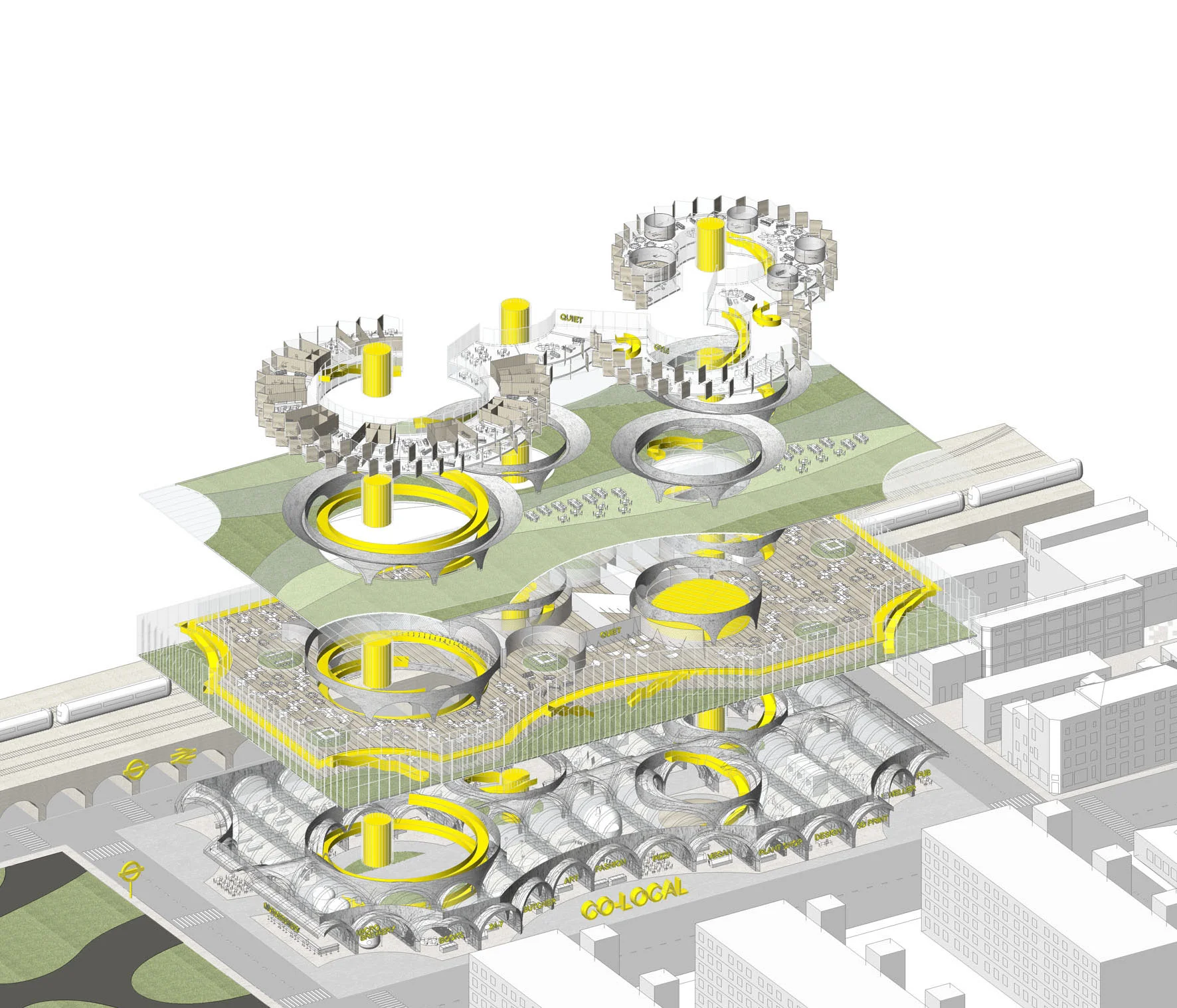 TYPICAL LIVING LEVEL / Homes / Shared Kitchen & Dining / Gym & SPA / Quiet Areas / Entertainment Rooms / Lounges
