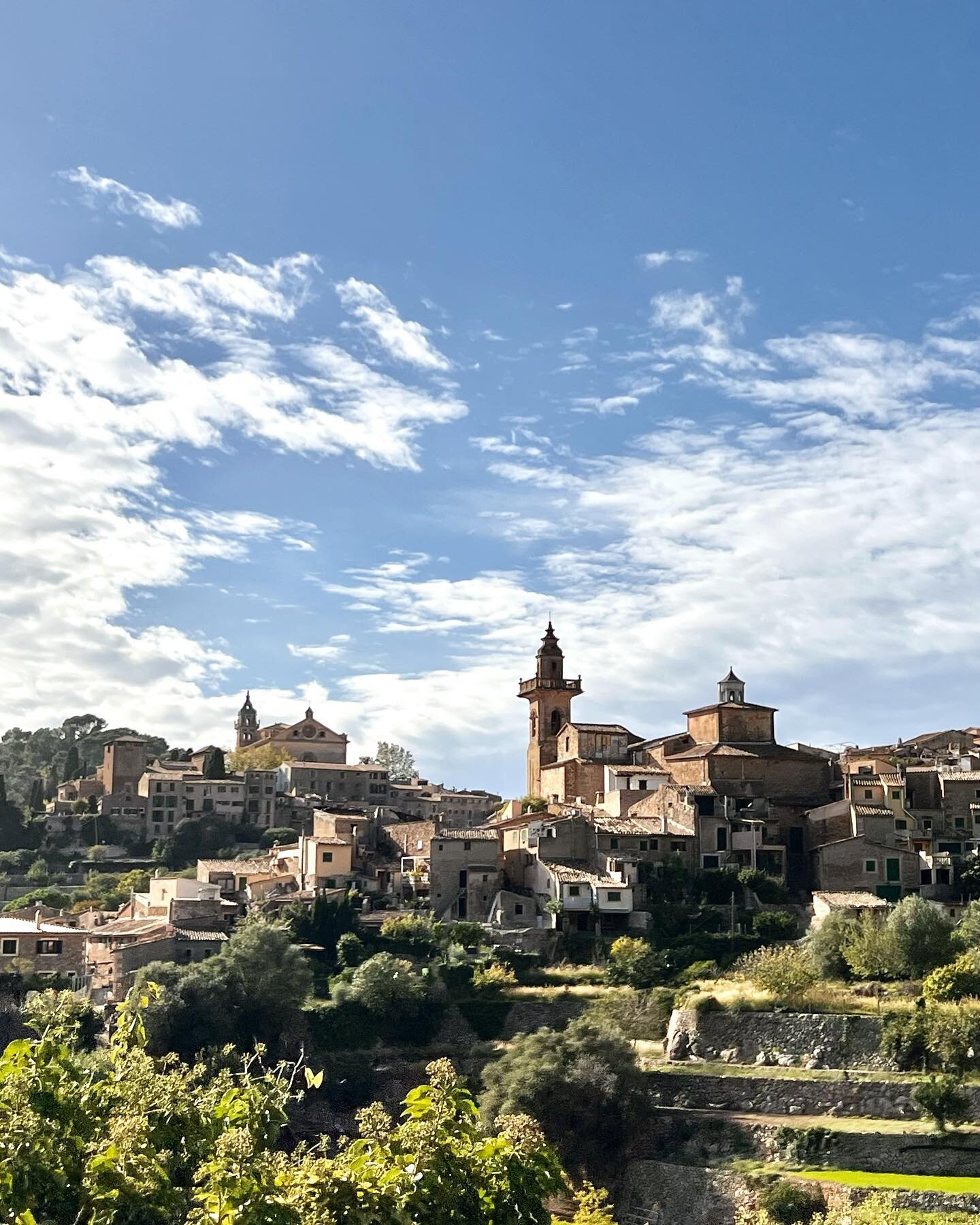 The gorgeous Valdemossa, nestled in the Tramuntana mountain range #architecture #arquitectura #arquitetura #heritage #valdemossa #tramuntana #palmademallorca #espa&ntilde;a