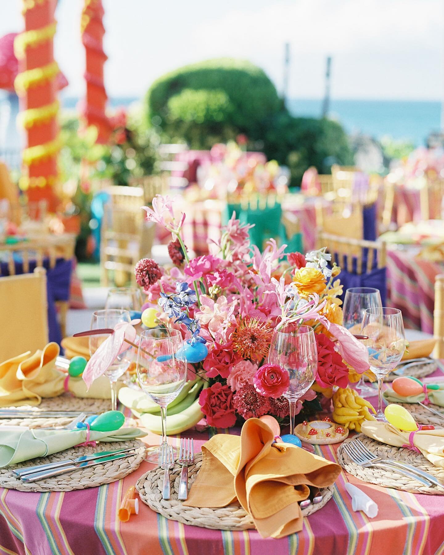 Design deck reads Dr. Suess, wild, out of this world fiesta, Burning Man meets Disney Light Up Parade 💥 @bestevents @jadeiovine @brejanephoto @accelrentals @artisan.events.maui @fsmaui as seen in @vogueweddings