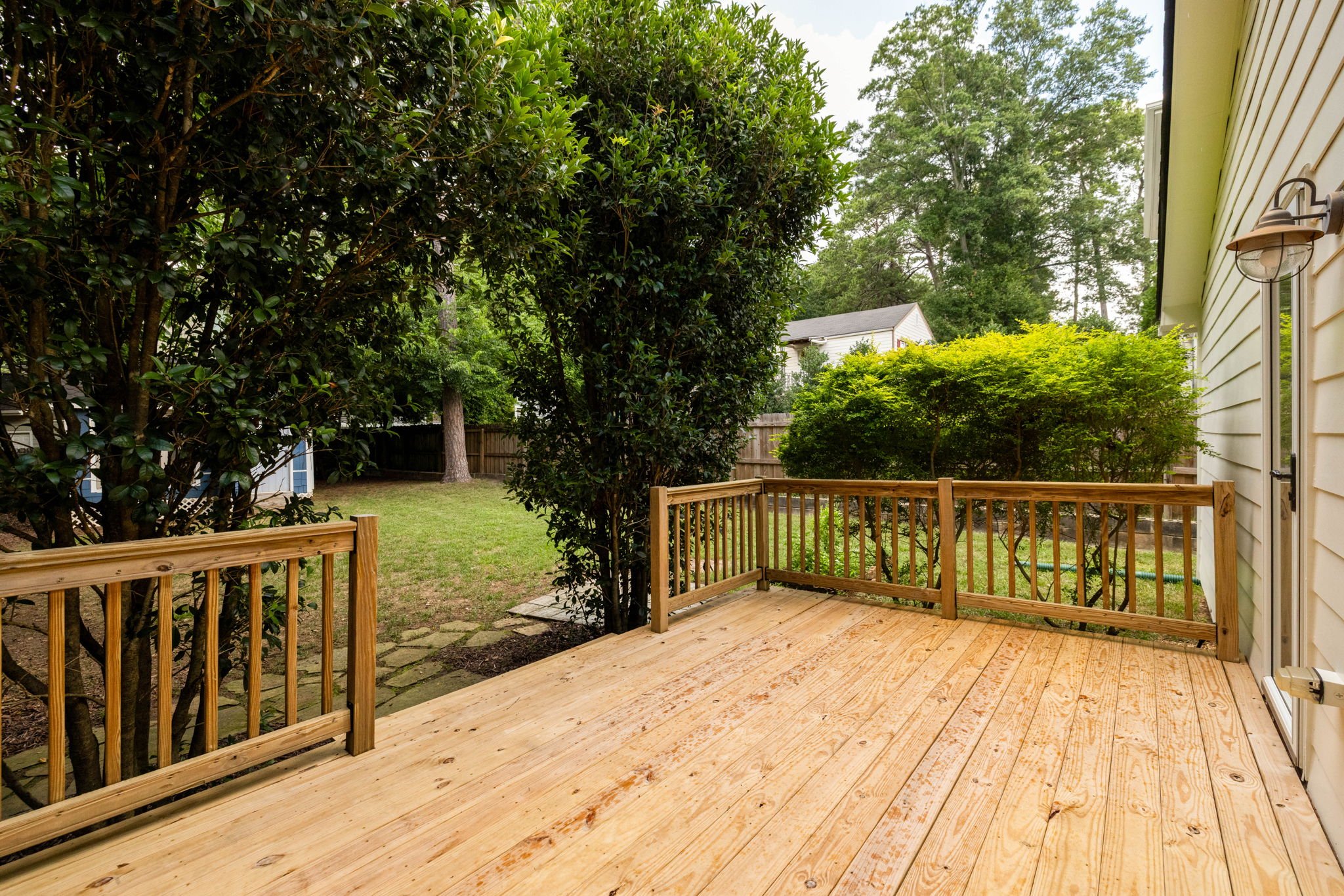 Back deck