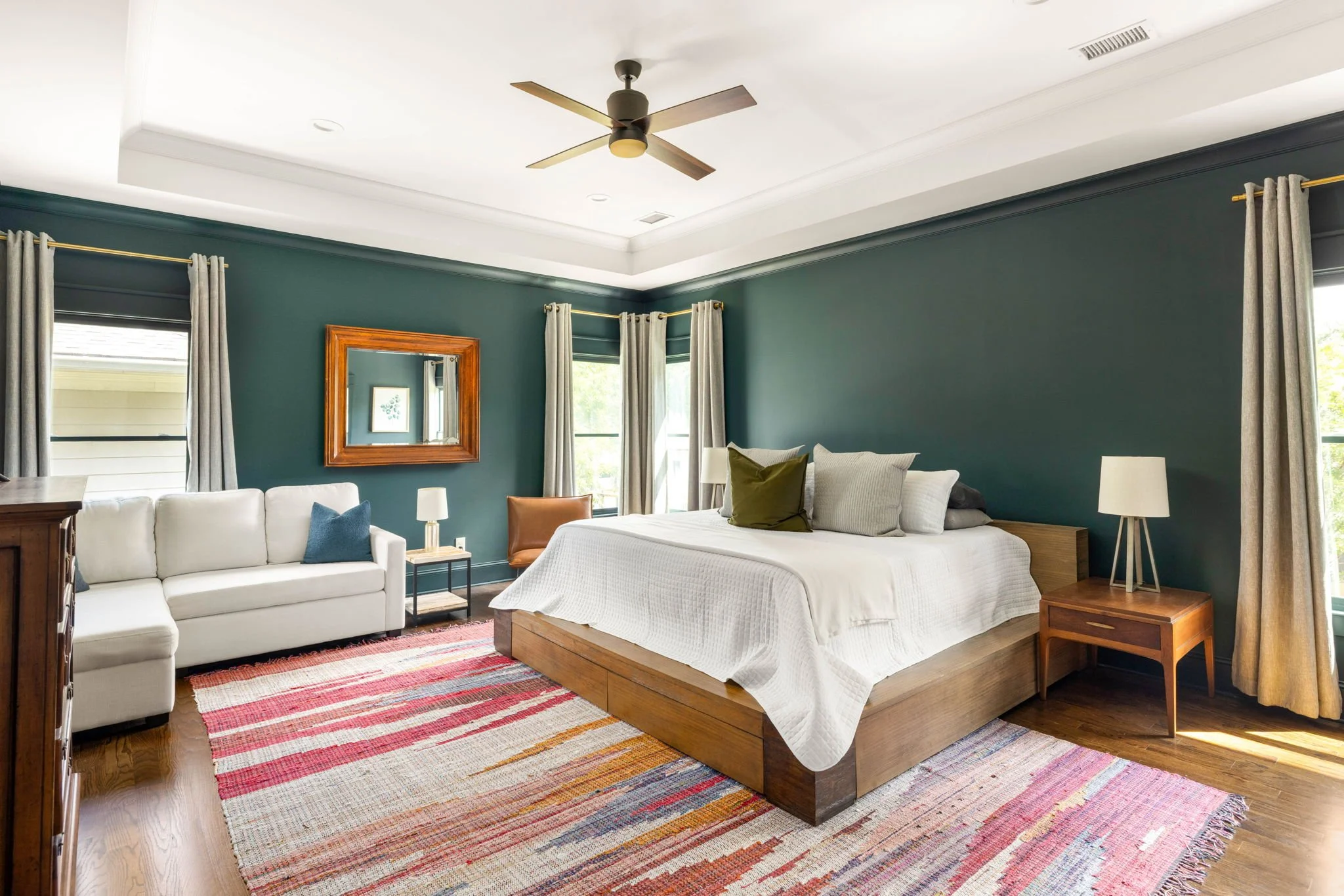  Primary bedroom suite with sitting area 
