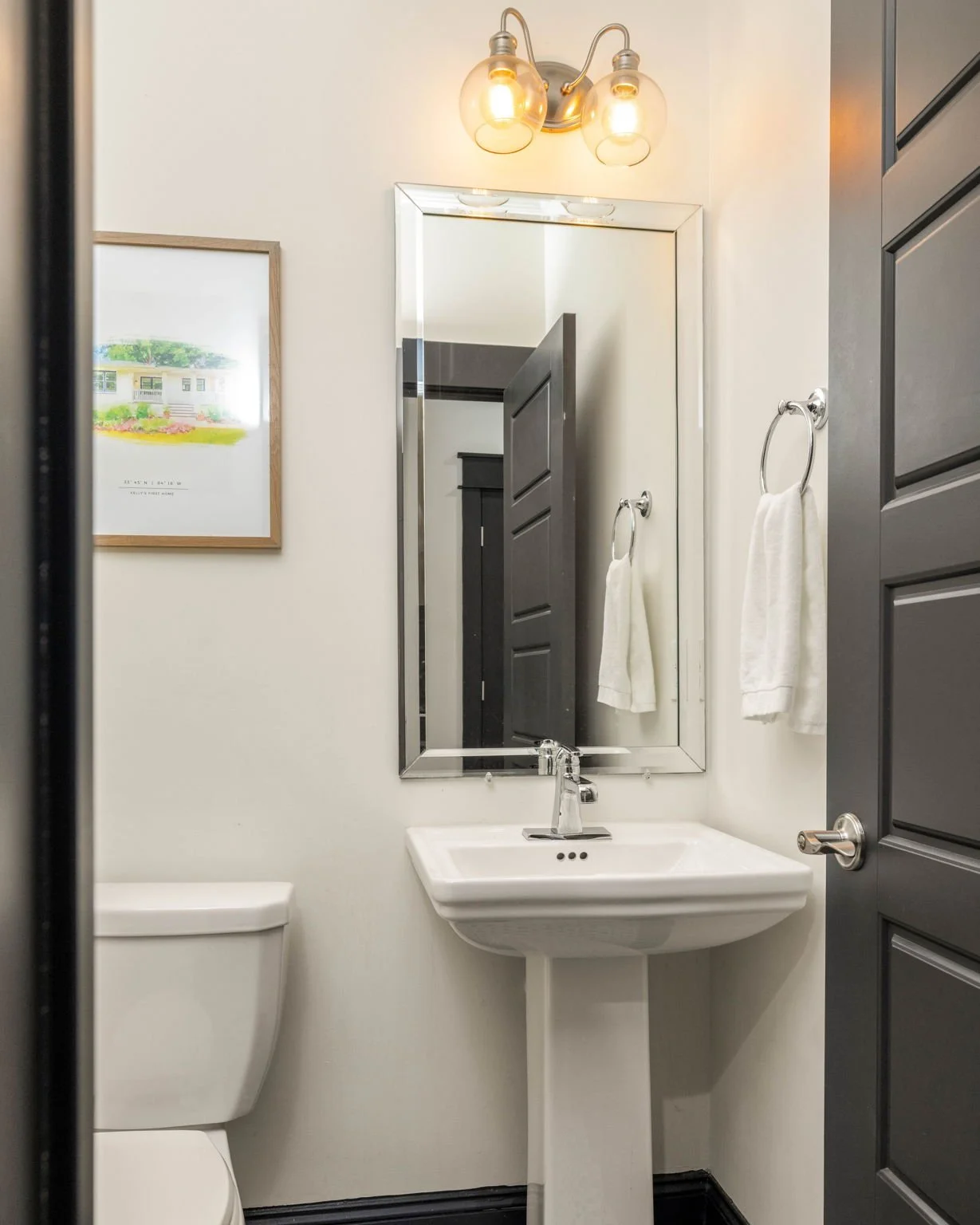  Powder room on the main level 