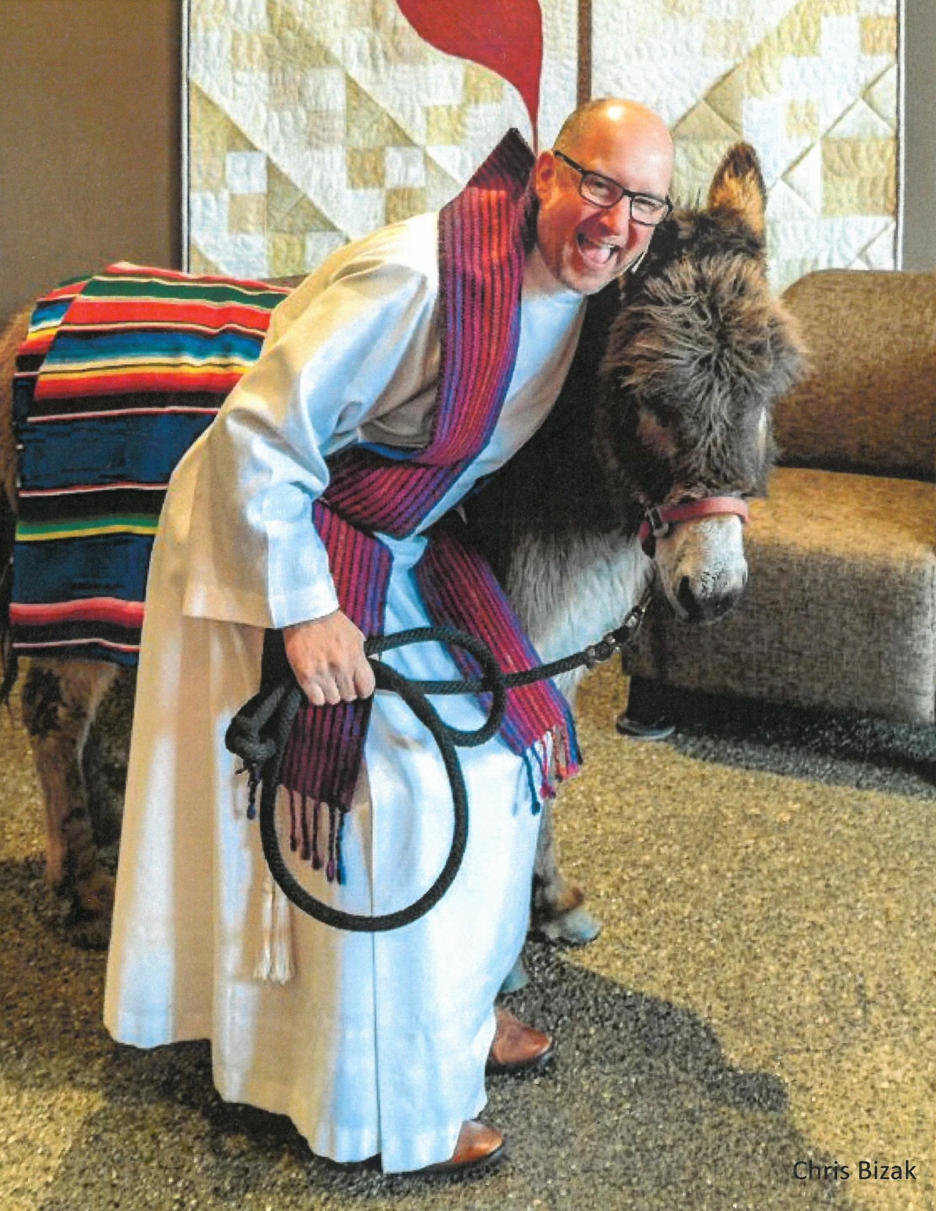 Pastor Jim & Pablo the Donkey
