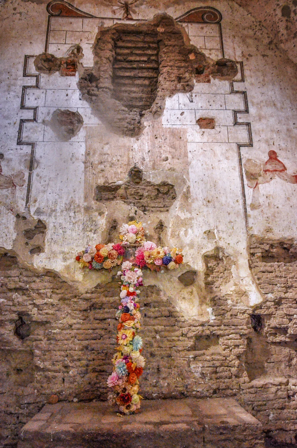 Church Altar, Tucomacori Mission Historica Park, Arizona