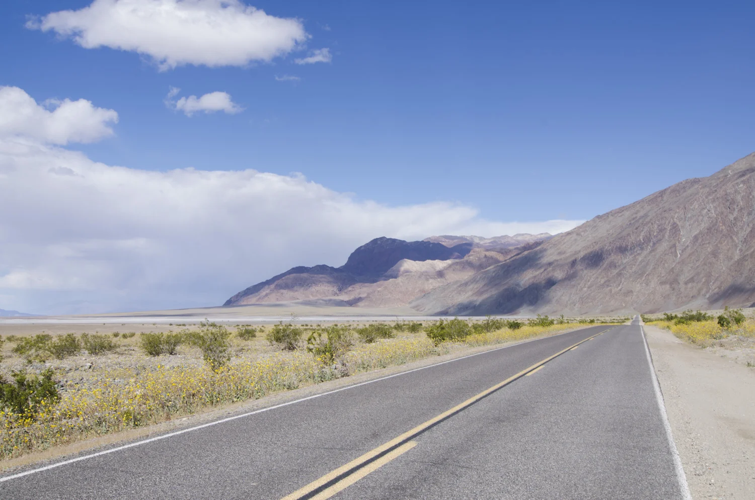 Badwater Road, Death Valley, California