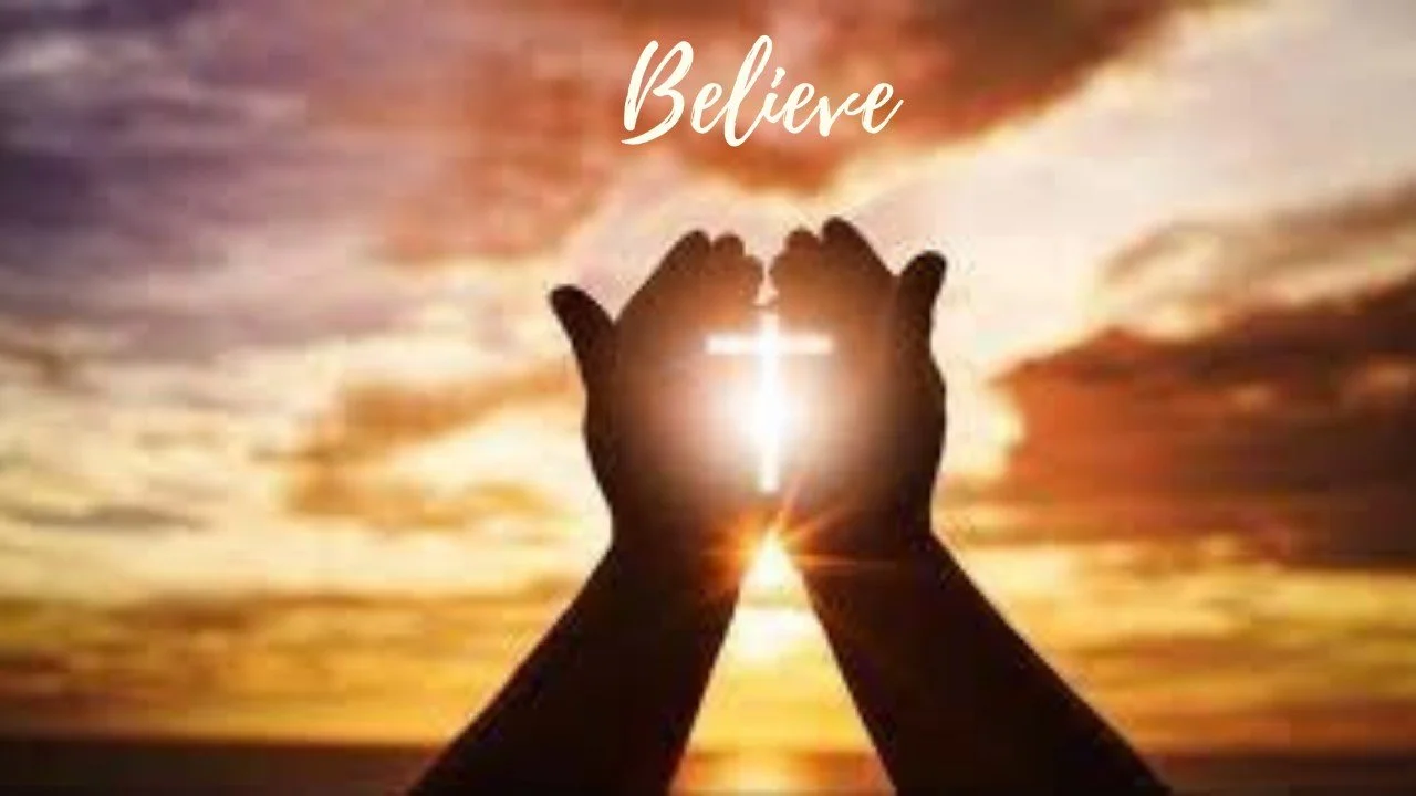      

 
    Believe!   By Pastor Tim White  I love the story of Norman Vincent Peale’s friend and psychiatrist Smiley Blanton.  Dr. Blanton had his faith crushed when during World War II, his son became a Chaplain in the US military.   On the way to