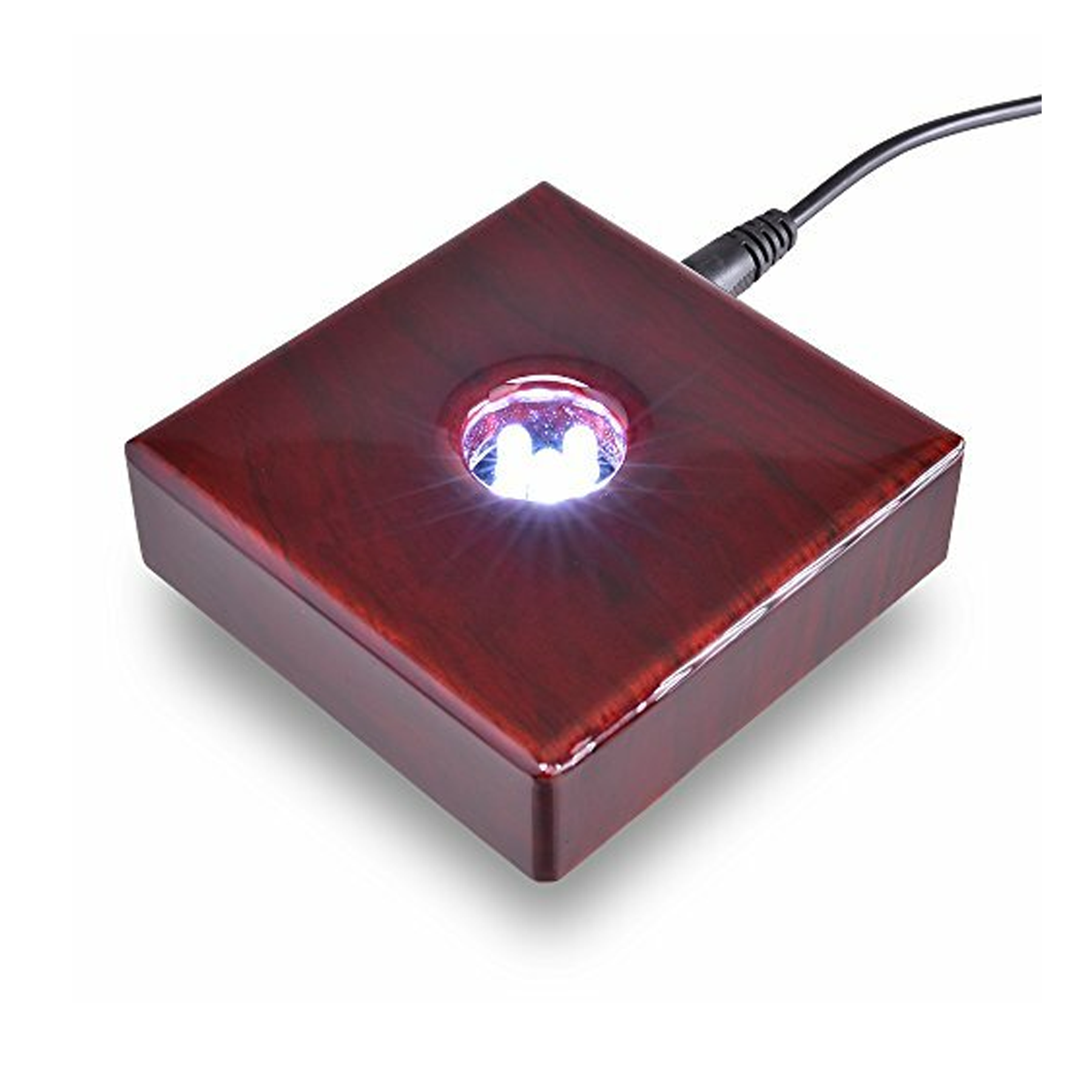 Rosewood LED Light Base (Square)