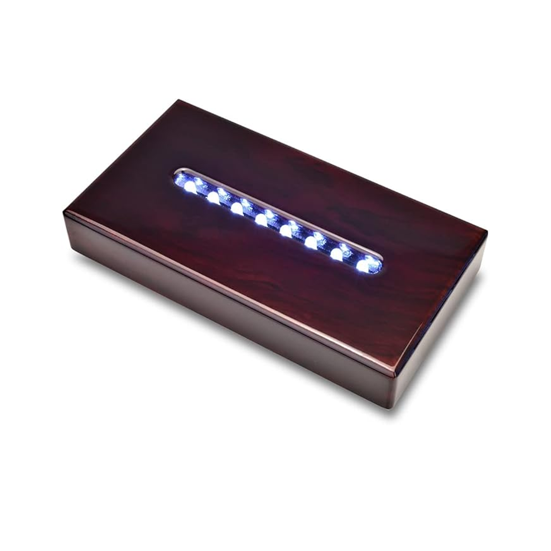 Rosewood LED Light Base (Rectangle - Fits Bone Memorial)