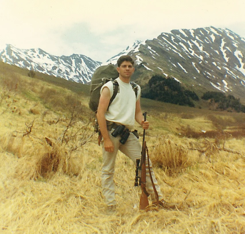 Me, Spring Black Bear Hunting