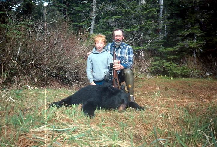 Earl Boucher With His Son Brian