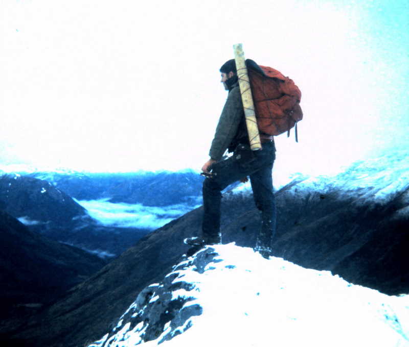 I'm looking down from the saddle in Gulch Creek sometime in the early 70's.