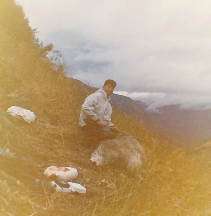 Gary's 9" billy goat on a later hunt.