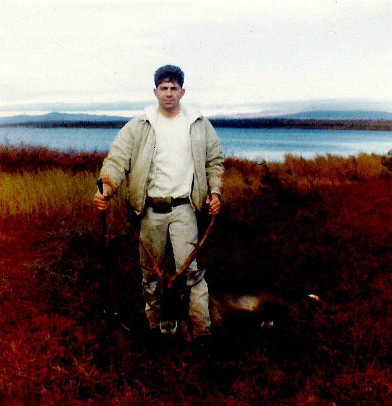 My first caribou shot from my sleeping bag. He was a "super dink".