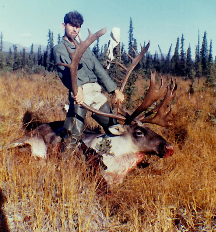 Gary with my second caribou. To this day I don't like the riding photos.