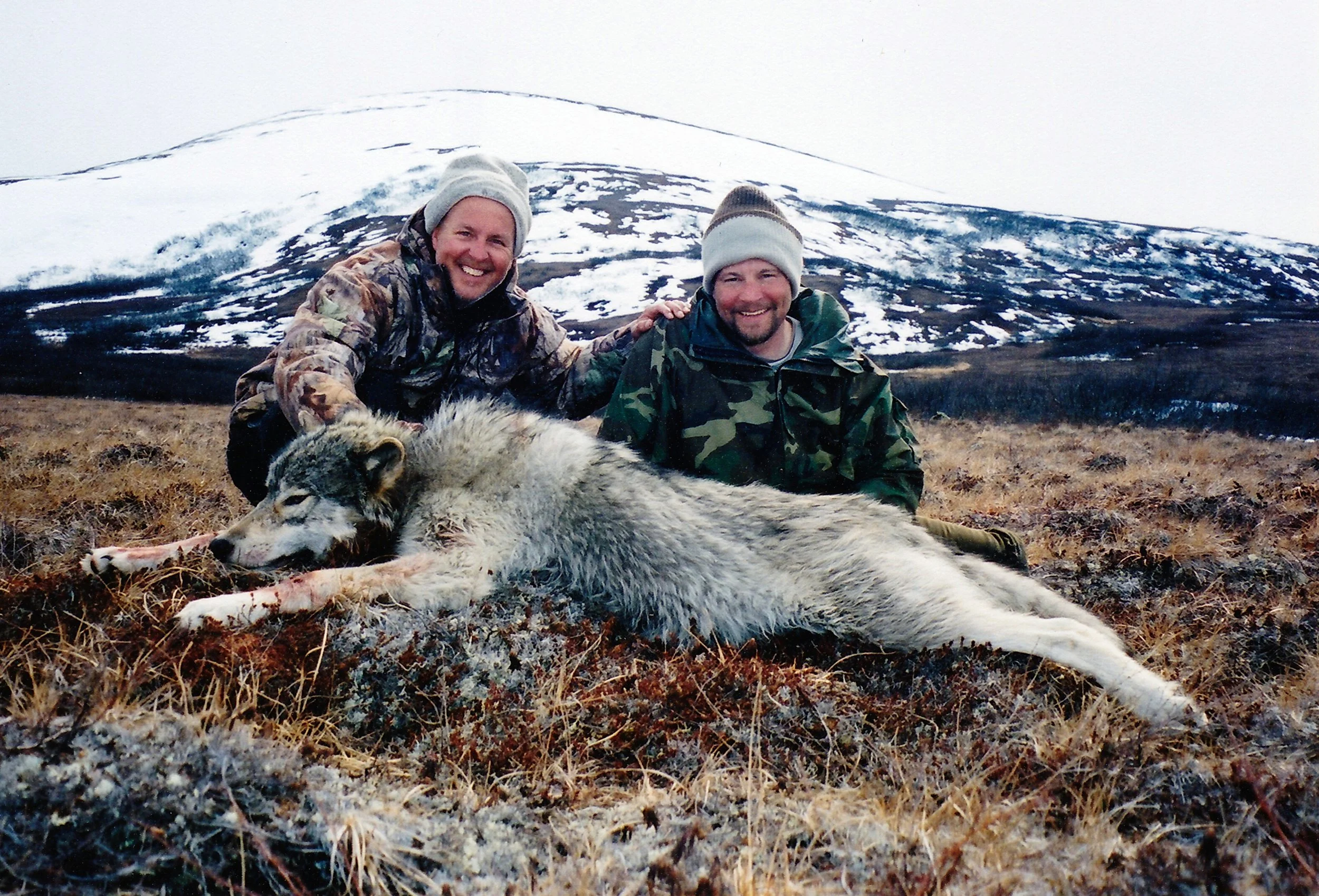 (L to R) Client Bruce Haugen of Williston, ND and guide Shawn Stone.