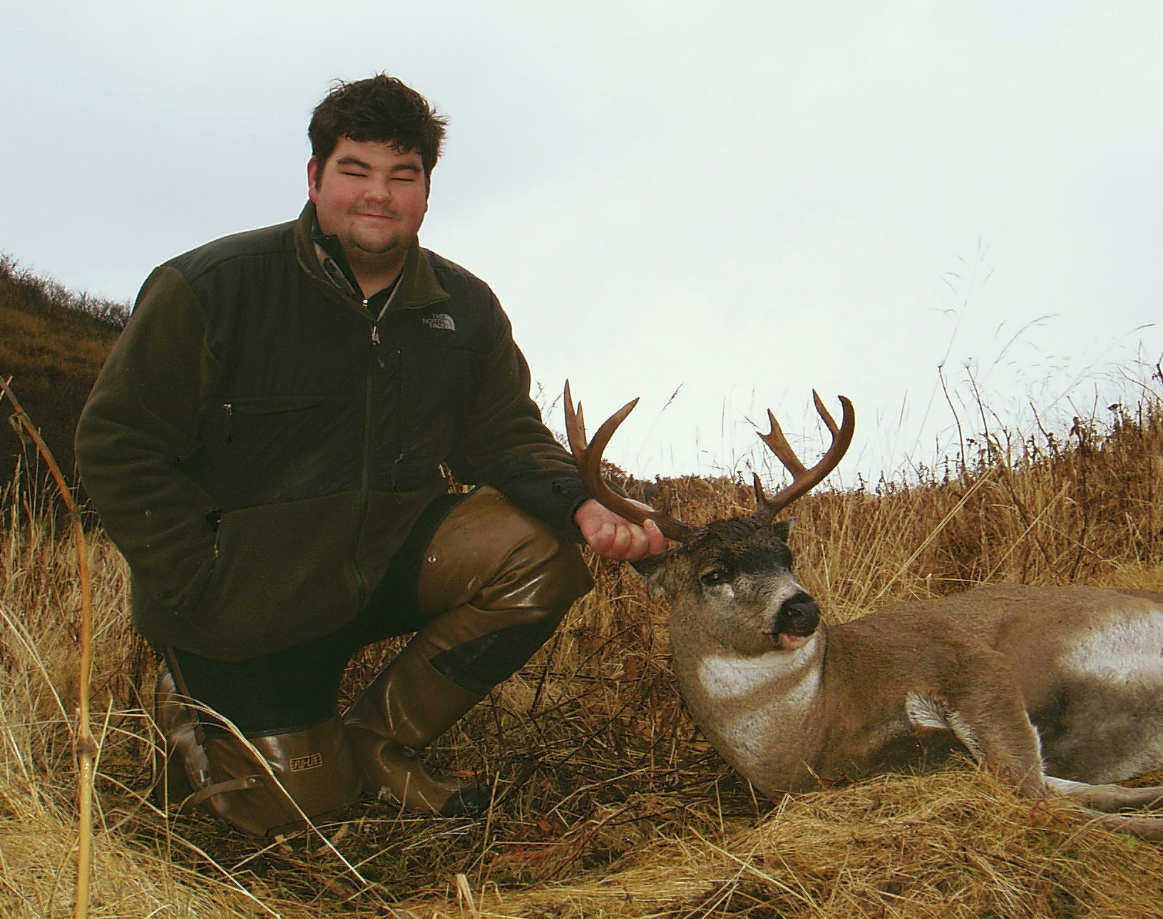 Greg with his dandy deer that scored 101 B&C points,